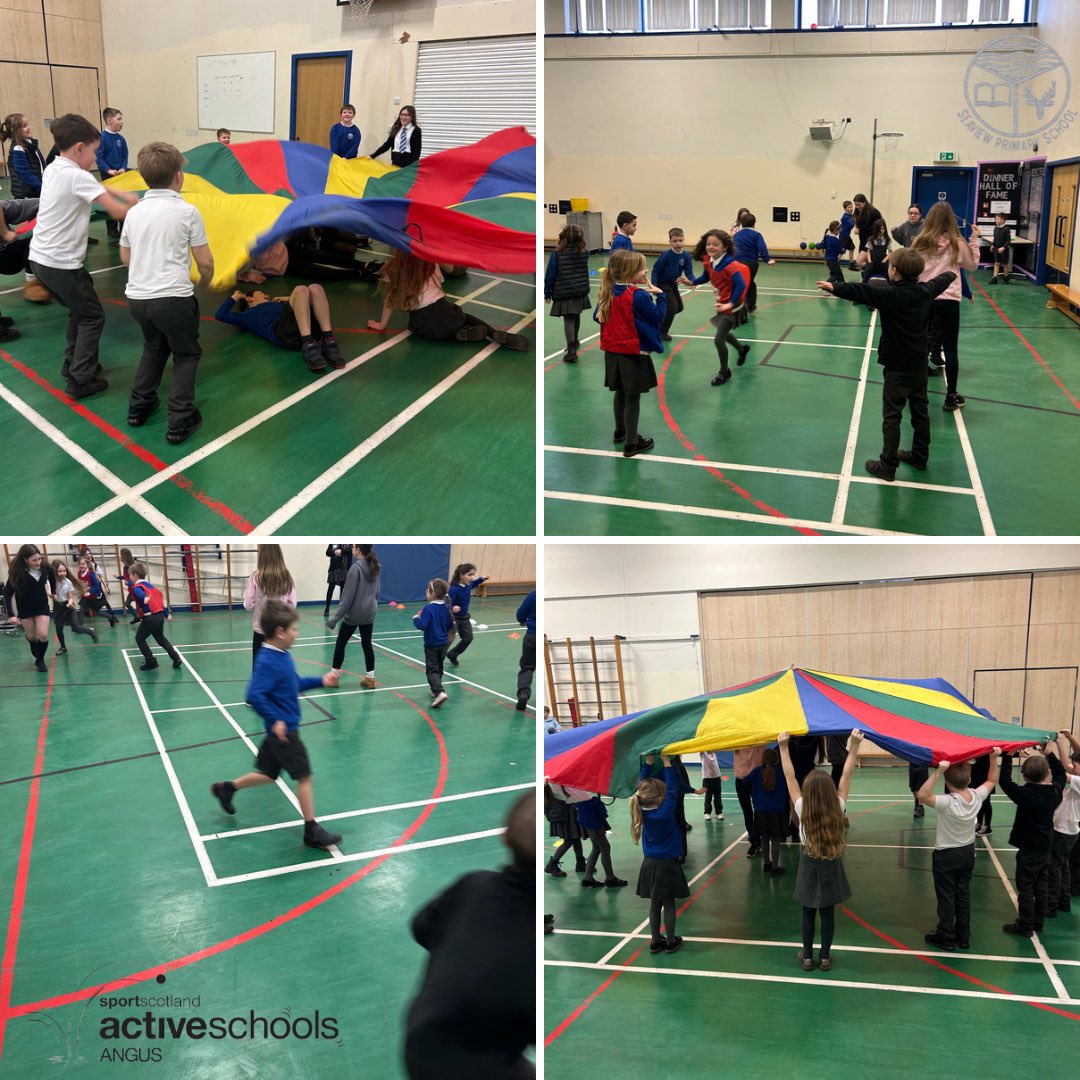 ActiveSchAngus's tweet photo. Primary 3 @seaview_ps having fun at break club today run by the P7 Leadersโฝ๏ธ๐๐พ #TrySomethingNew #AngusASAMC #ActiveEveryDay https://t.co/zHJArKyqlO