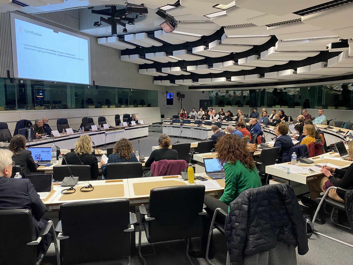 EESC_CivSocRel's tweet photo. Important #EESCPartnership between CEC Comité Européen de Coordination &amp; @EESC_SOC with @TatianaBab on #skills for #LongtermUnemployed 

Use #EUElections2024 to promote  #lifelonglearning for #SocialInclusion

🔎Read more here: https://t.co/FDr6aTkdKG https://t.co/wi2c60xq2S