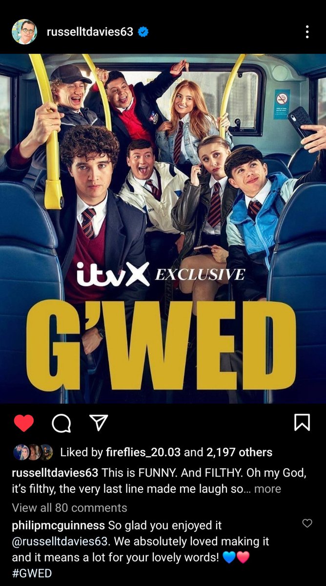 Phil_McGuinness's tweet photo. WOW! Amazing words from @russelldavies63 for @Gwedofficial! Thank you! #gwed #doctorwho https://t.co/peXgzVeWvW