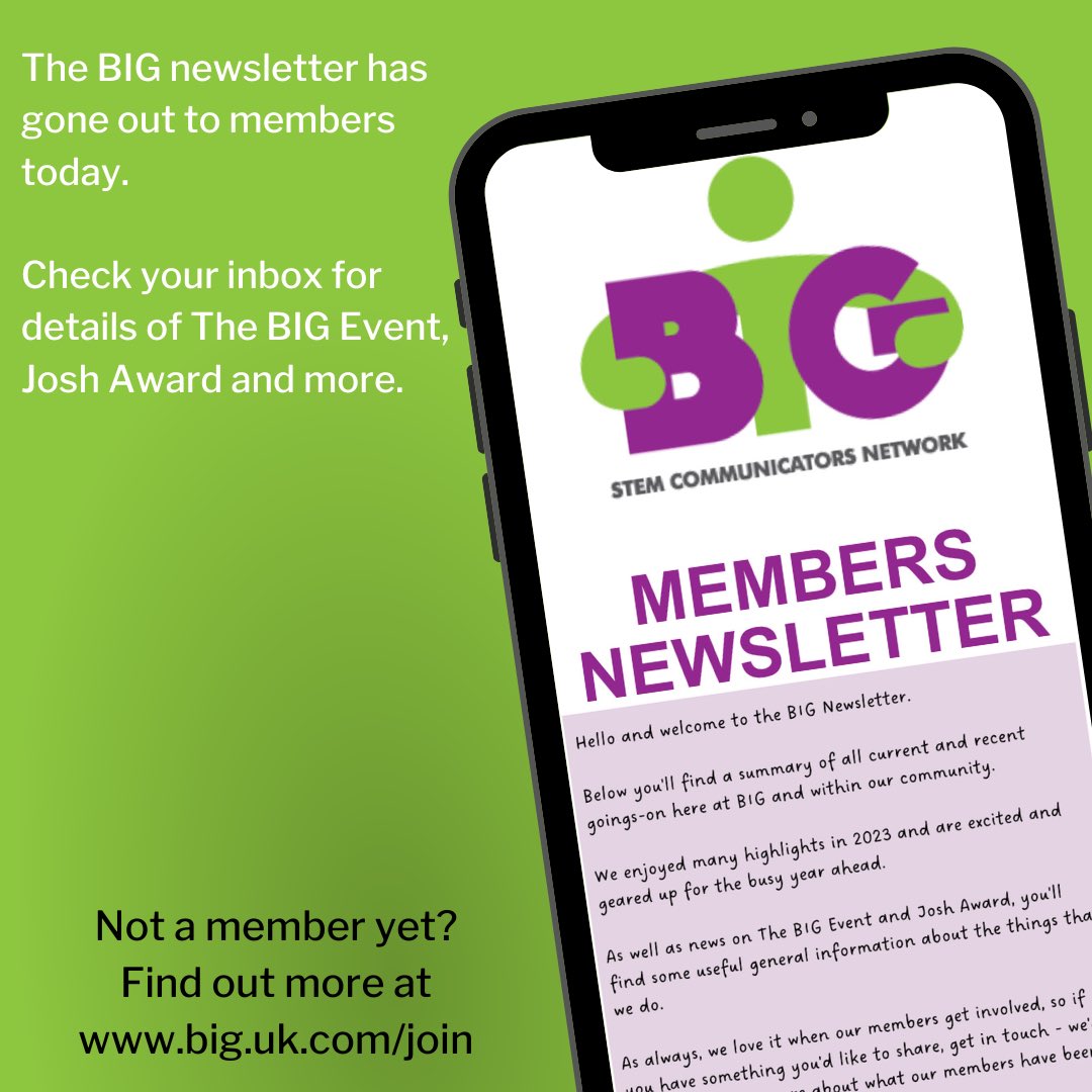 Not yet a member of BIG? big.uk.com/join