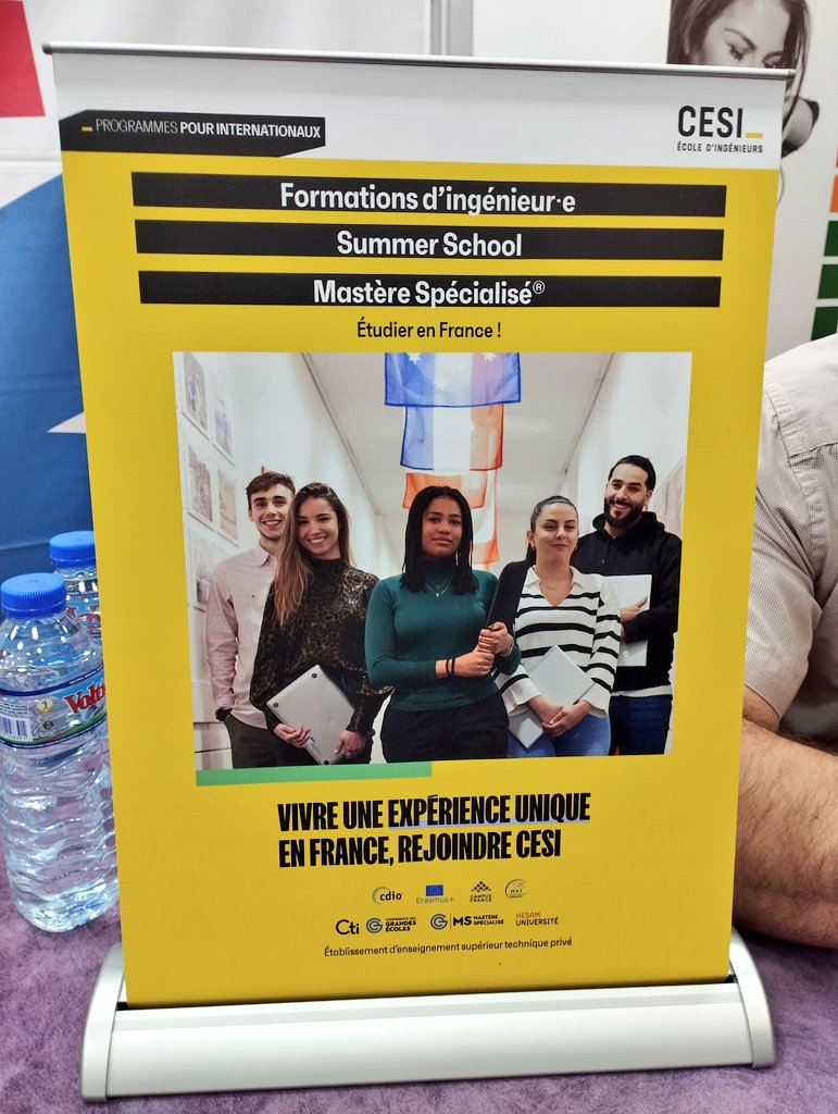 DidierKissode's tweet photo. #Thread
La prestigieuse école scientifique @cls_sigma et son partenaire @cesi_officiel sont bien présents au Salon des Études en France #SEF2024, 14 ème édition, du 09 au 10 fév à l'hôtel Sarakawa de 09h à 17h. 
1/
#Togo https://t.co/j2dZ2xC4iB