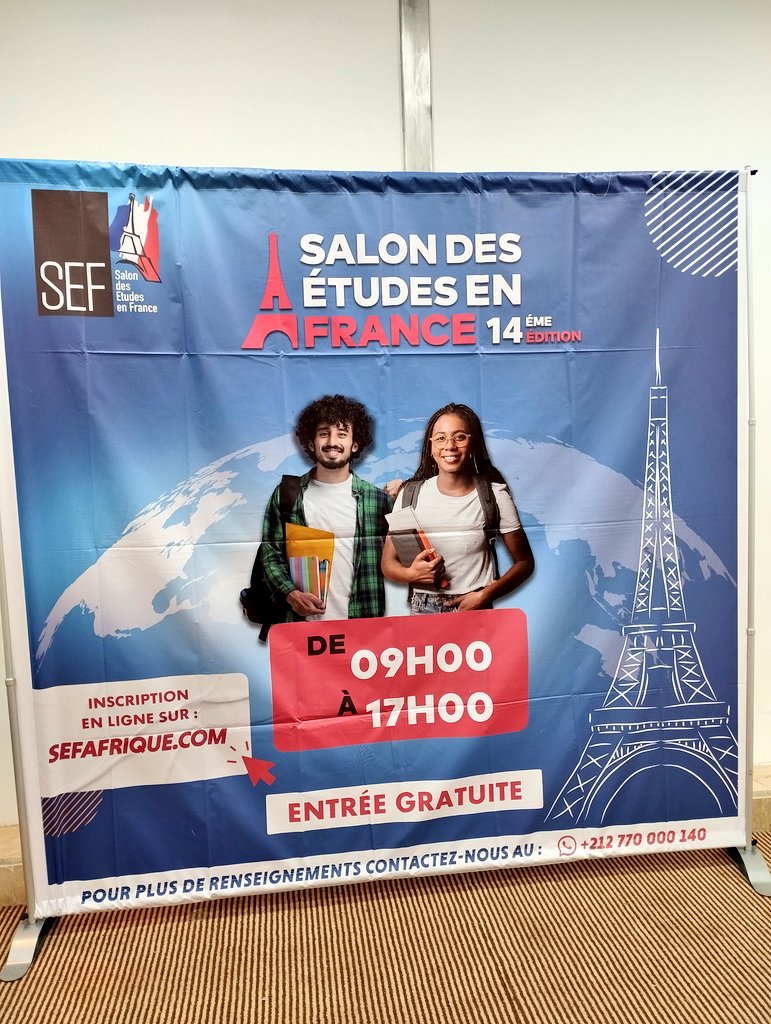 DidierKissode's tweet photo. #Thread
La prestigieuse école scientifique @cls_sigma et son partenaire @cesi_officiel sont bien présents au Salon des Études en France #SEF2024, 14 ème édition, du 09 au 10 fév à l'hôtel Sarakawa de 09h à 17h. 
1/
#Togo https://t.co/j2dZ2xC4iB