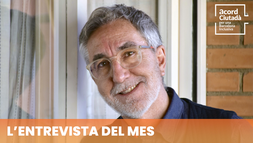 "La intervenció socioeducativa ha de contribuir a que tots trobem raons per sentir-nos protagonistes de la nostra història"
En <a href="/pacolopezjim/">Paco López Jiménez</a>, expert en psicologia i educació social, protagonitza l'entrevista del butlletí de l'Acord

Pots llegir-la aquí: acortar.link/jpr0Kq