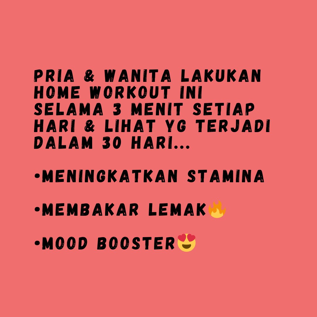 TIMES_WORKOUT's tweet photo. 5 LATIHAN KARDIO MEMBAKAR LEMAK:

*Tiap gerakan 30 detik dan rest 6 detik 
A Thread ⤵️ https://t.co/m57y9zkkXN
