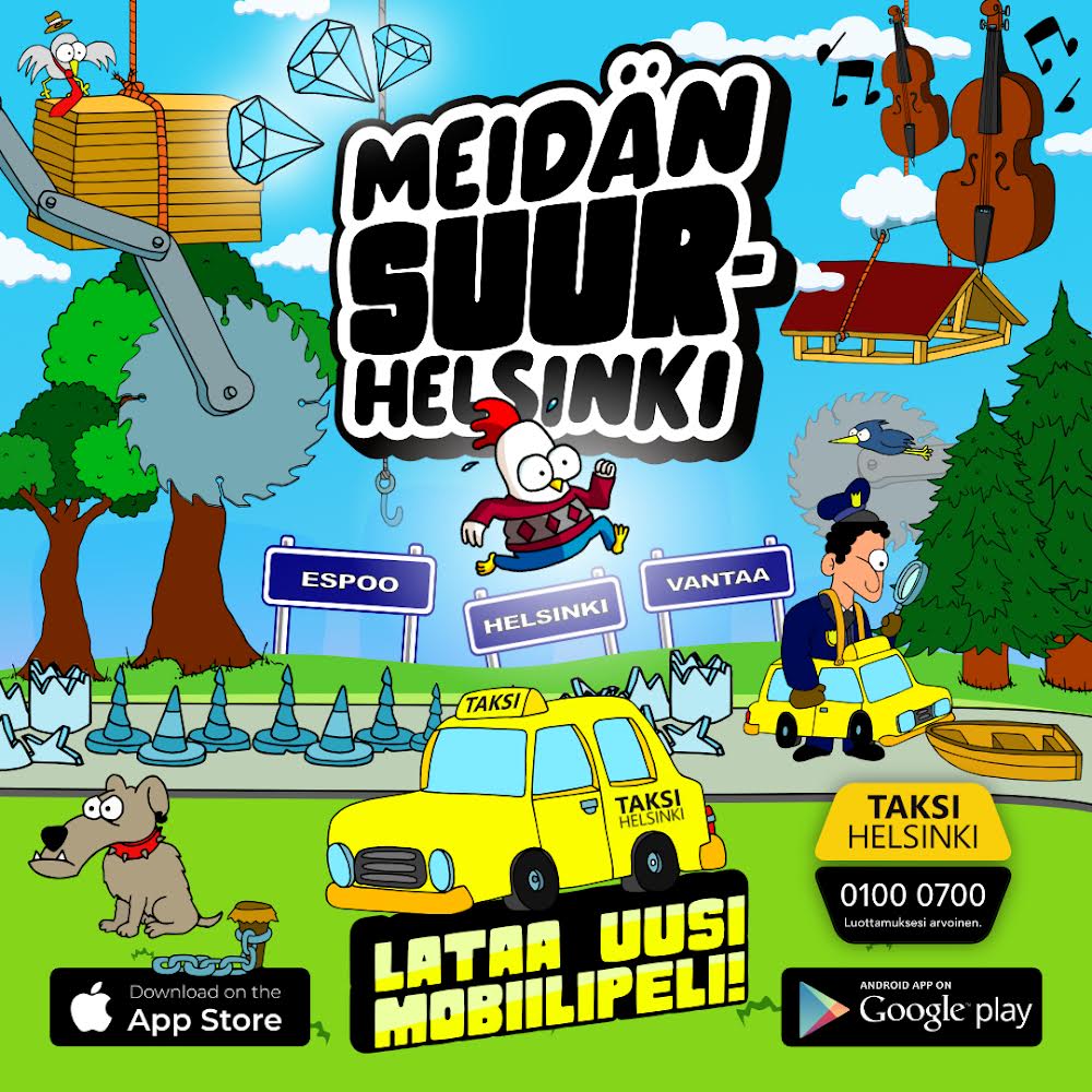Kokeile Taksi Helsinki-maata 'Meidän Suur-Helsinki' -pelissä! 🚖 App Store: apps.apple.com/fi/app/meid%C3… Google Play: play.google.com/store/apps/det…