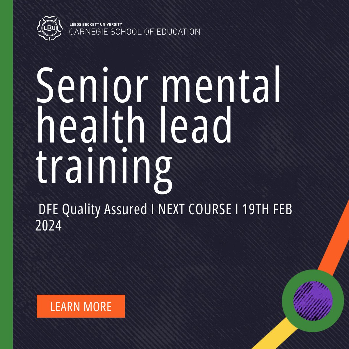 🗓️ School leaders! Mark your calendars for 19th February – the next start date for our DfE quality assured Senior Mental Health Lead Training Courses. 🌟 Join us for support and strategies for improving mental health in your school. ow.ly/8nug50Qzy7v
