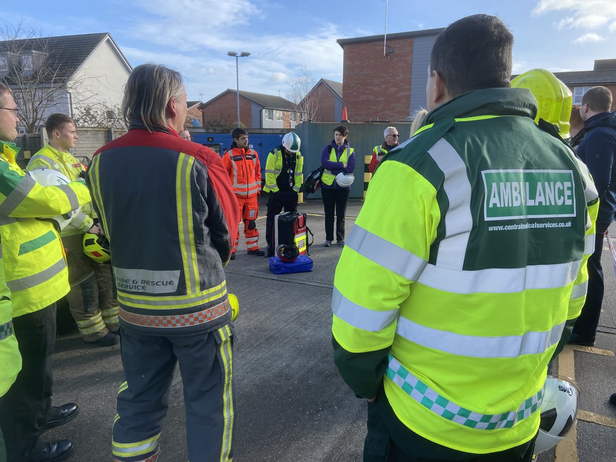 Highfields Fire Station recently hosted a road traffic collision demo, and the 'live casualty' was one of our very own Service Support Hub administrators🚗

The exercise saw us coming together with our partners to practise skills and teamwork.

We train so we can be prepared🚒🔥