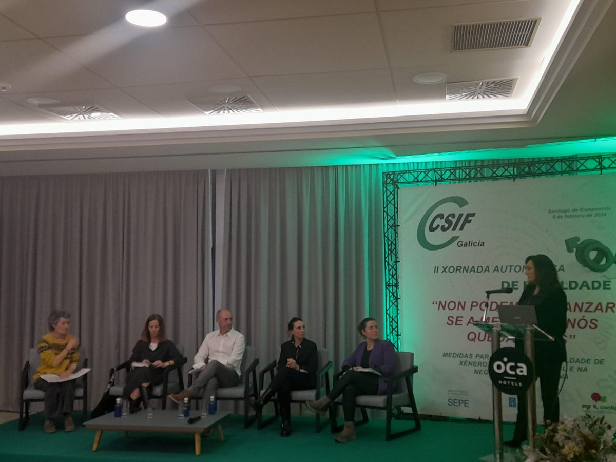 asxornalistas's tweet photo. Grazas a @GaliciaCsif por darnos a oportunidade de participar nas súas II Xornadas Autonómicas pola Igualdade e defender a concentración de esforzos de todos os ámbitos profesionais contra o machismo e as súas consecuencias sociais https://t.co/eEqm6tEhzl