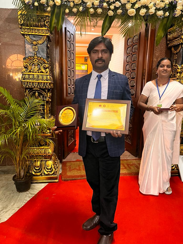 Got Best PHC Award PHC BALAGANUR