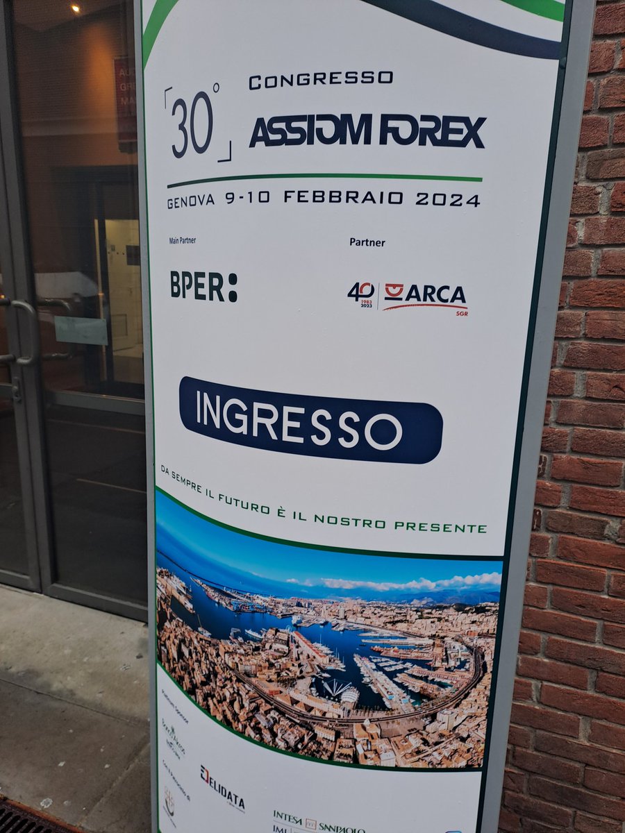andreadortenzio's tweet photo. E anche quest'anno siamo qui...Assiom forex, nell'amata Genova #asfx24 #banche #bankitalia https://t.co/4J2FgCd4kM