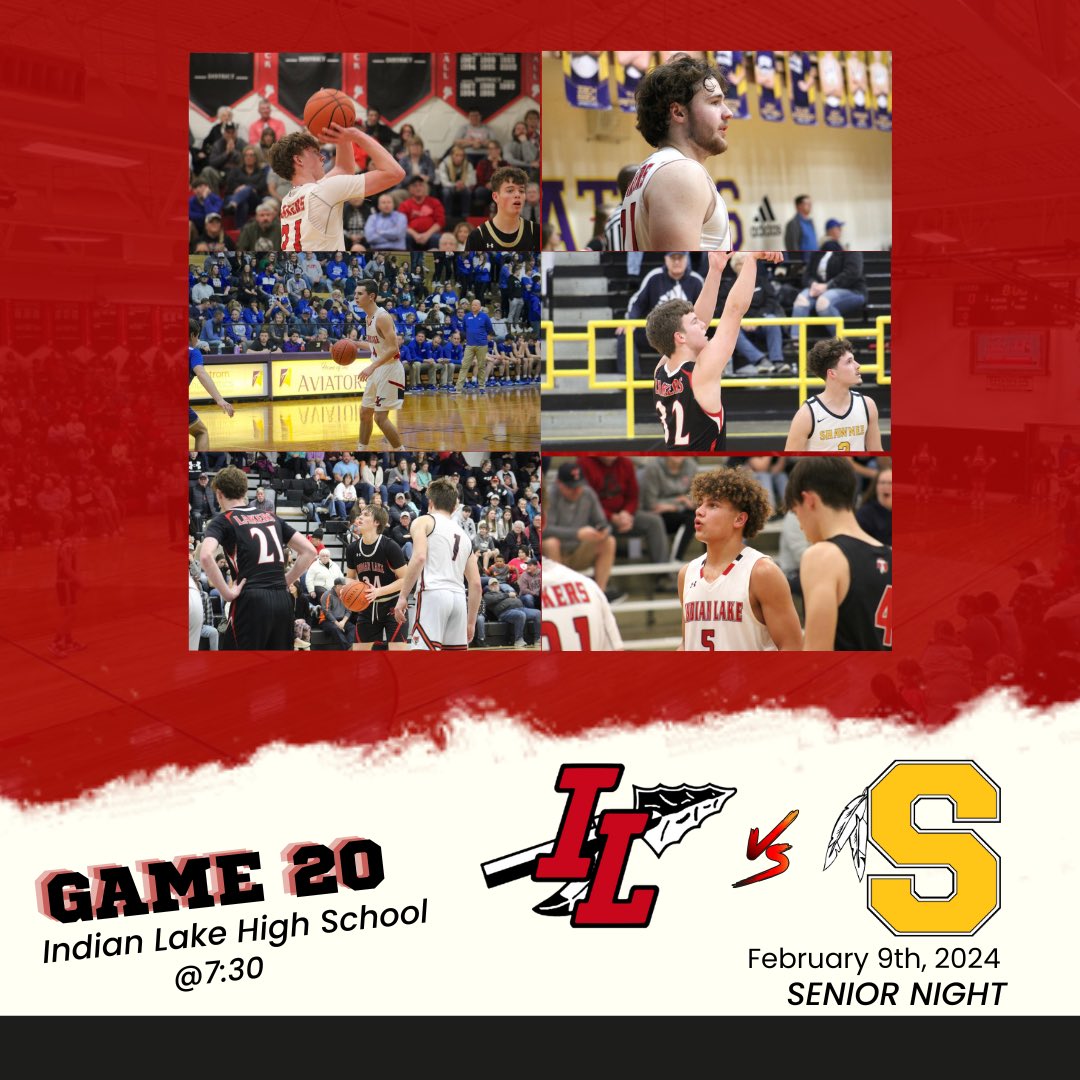 Game 20! Senior Night versus Shawnee. Pack the gym as we honor our 6 seniors!

JV gets the action going at 6:00. Varsity to follow. See you there!