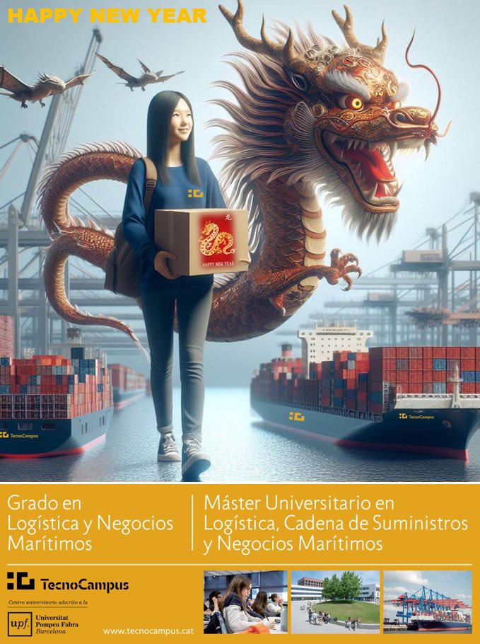logisticatcm's tweet photo. Wishing you all a Happy #ChineseNewYear! This Saturday, February 10th, marks the beginning of the Year of the #Dragon, the professors of the B.A &amp; Master in Logistics, Supply Chain &amp; Maritime Business, would like to extend our best wishes to all our students  from #China https://t.co/mvntaT9865