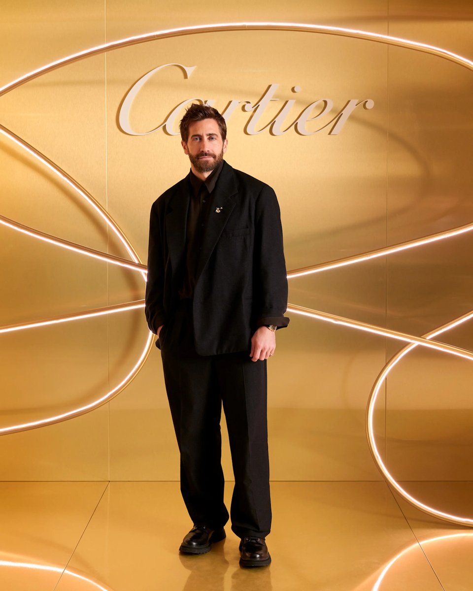 Jake Gyllenhaal at the @Cartier #Trinity100Celebration in Paris, France.  [February 7, 2024], image size:960x1200