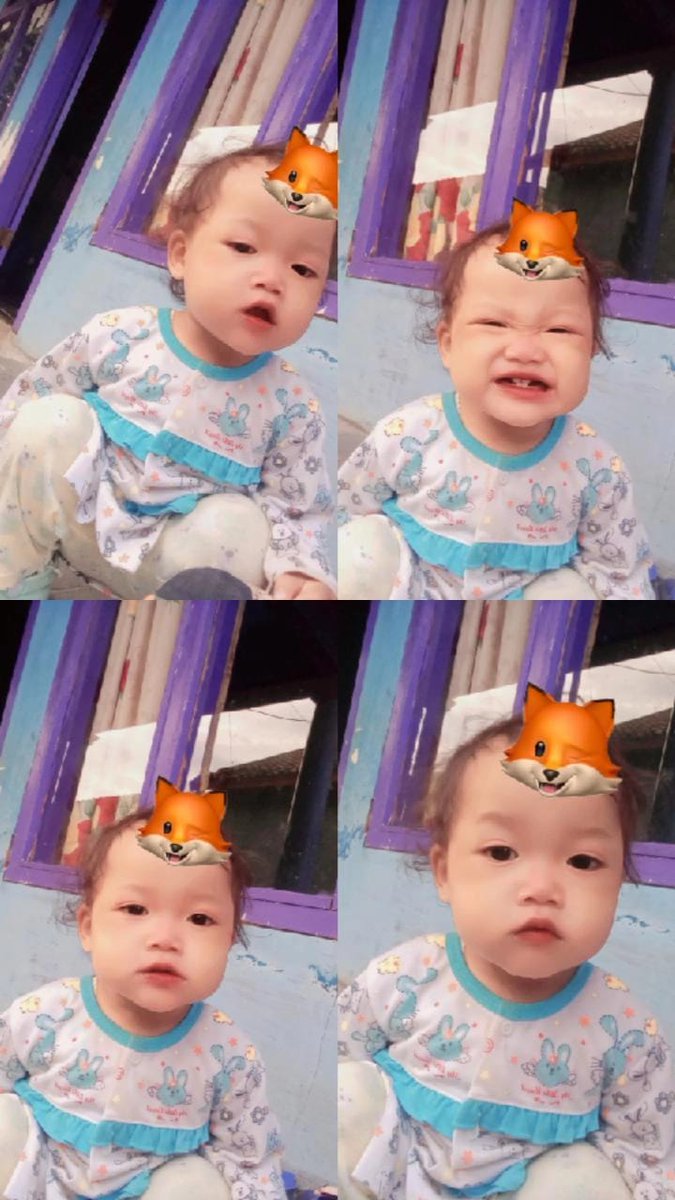 Adik gw kalo setiap mau foto pasti ujung²nunjukin gigi mana pipi nya tembem lagi setiap hari sama gw dicubit²smpe nangis😅😂 -🥬