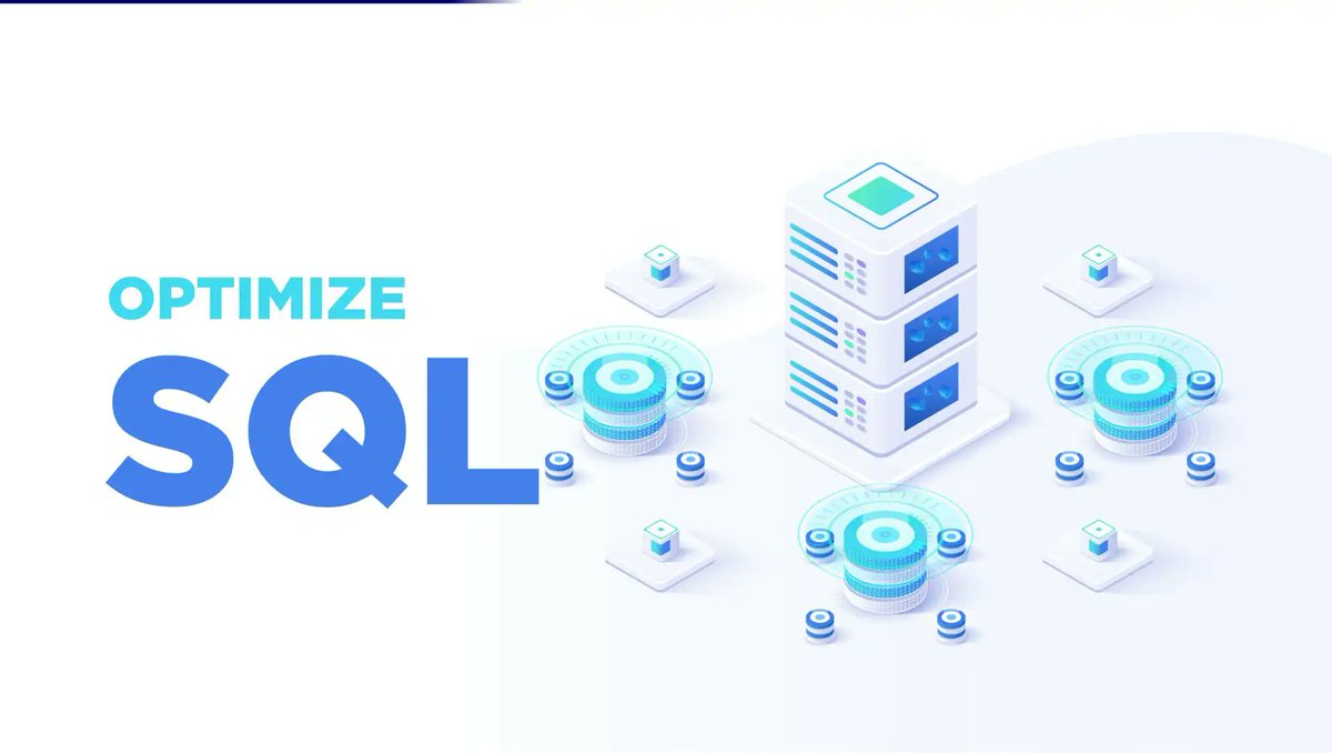 devnationworld's tweet image. Tired of sluggish queries dragging down your app? 👎Optimize your SQL for speed and efficiency! 🚀
Buckle up for a thread 🧵 full of tips on how to Optimize SQL Queries in Database Management.
#SQLOptimization