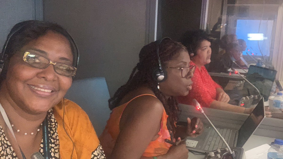 242Translators's tweet photo. To God be the Glory 🙌🏽. I was one of the Conference Interpreters at The 2024 Global Black Feminist Forum in Barbados. English<>Spanish, French + Br Port>Span+Eng. I’m still interpreting in my sleep. https://t.co/agV5PMeNIN