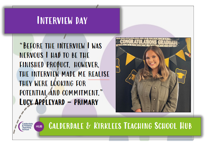 CKTSHub's tweet photo. Feedback on our #interviewdays is always positive! We are looking for potential but you are seeing if we are a good fit for you too! For more info on what to expect on your interview visit https://t.co/PCHk4oYl1j @TheYorkshireRo2 @Trinityteach https://t.co/zCDlQgulOB