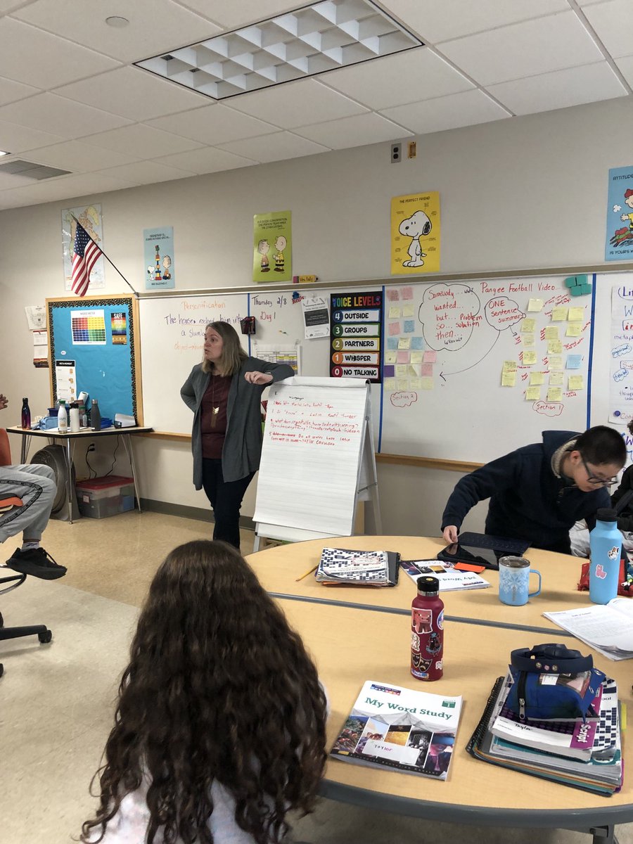 5th graders at 7B had a visitor yesterday. Learning Latin roots in phonics sparked many questions. Who you gonna call? Michelle Ramahlo, our expert Latin teacher! #Weare7b