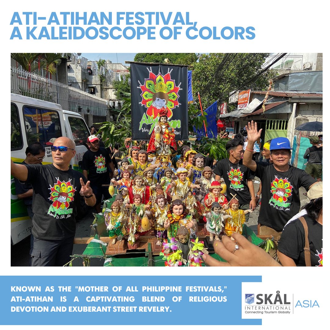 Dive into the heart of the Philippines as Kalibo comes alive with the infectious energy of the Ati-Atihan Festival! 🎉✨

#AtiAtihanFestival #KaliboCelebration #CulturalExtravaganza #PhilippineFestivals

Pic credits:
1. Elisolidum
2. Elisolidum
3. Kremlin28 
#WikimediaCommons