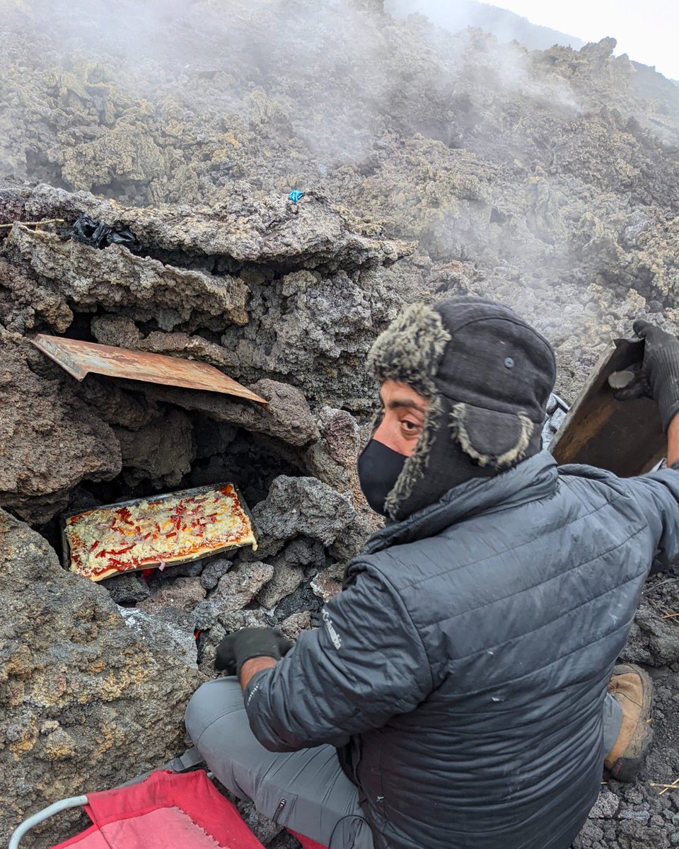 geoex's tweet photo. 🌋🍕 Welcome to Volcán Pacaya, Guatemala's most unlikely outdoor pizzeria. Watch as Chef David bakes your pie on a volcanic hotspot, infusing each slice with the essence of Pacaya.

📸 - Maya Trails &amp; Tad Bradley at Kusini Collection

#NationalPizzaDay #EpicEats #GeoEx https://t.co/LbmEAGYmWZ