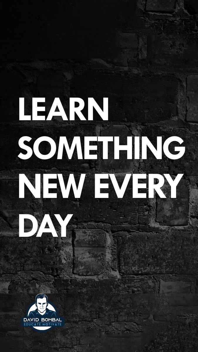 davidbombal's tweet photo. Learn something new every day.

#DailyMotivation #inspiration #motivation #bestadvice #lifelessons #changeyourmindset https://t.co/4AJvx8anKH
