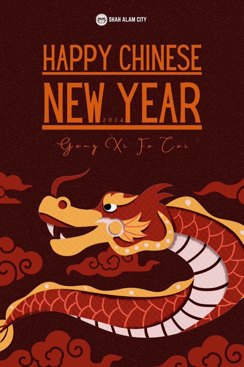 SACityFC's tweet photo. Happy Chinese New Year 2024. Wishing you and your loved ones more luck, prosperity, abundance, good health, joy, peace, and success in the Year of the Dragon.

🧧Happy Chinese New Year 2024 🐉
🧧Xīnnián Kuàilè
🧧Gong Xi Fa Cai

#ChineseNewYear2024 
#happychinesenewyear https://t.co/BXffH42tJx