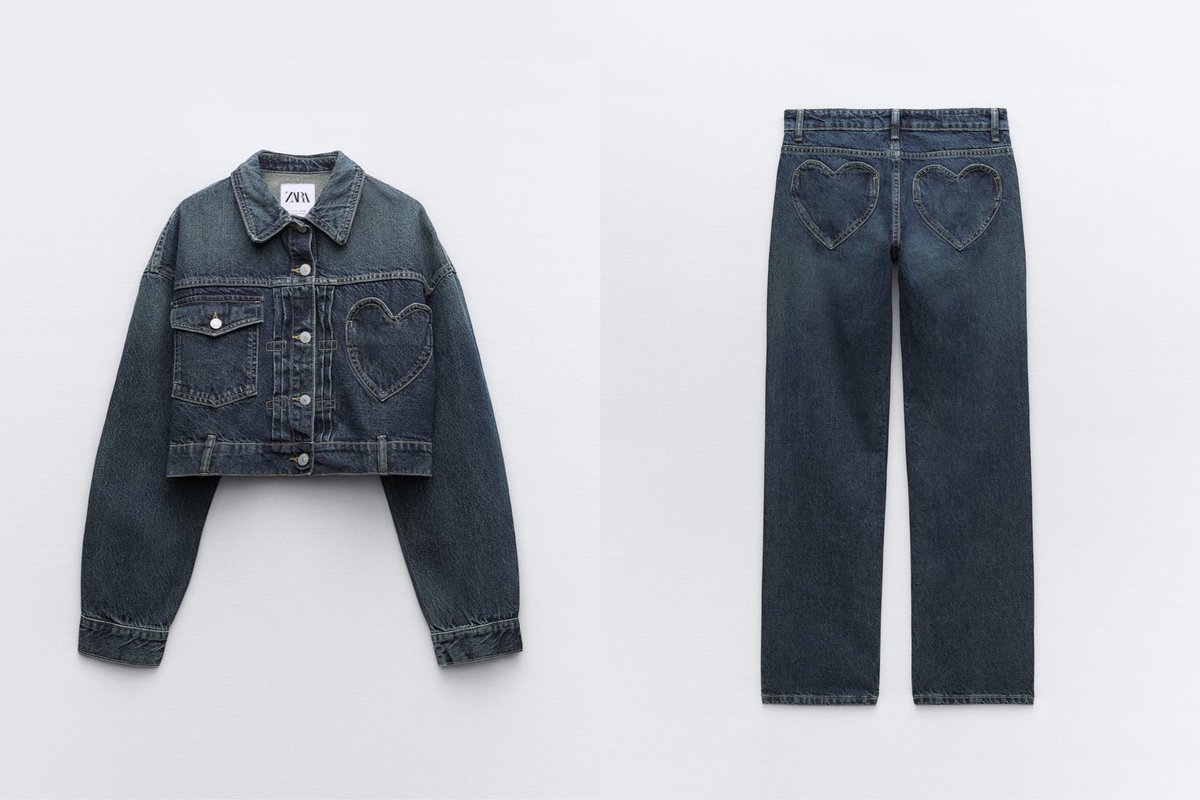 ZARAのハートデニム可愛すぎんか…？？