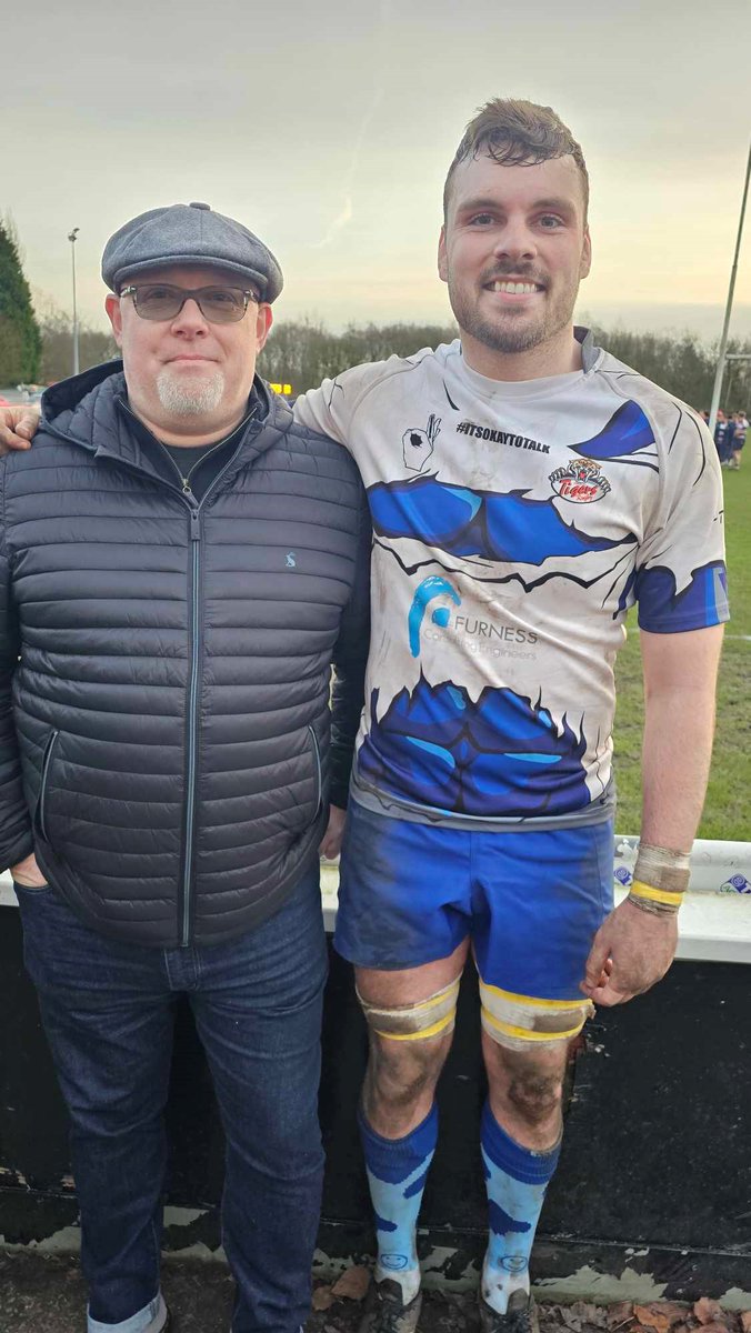 Great to sponsor a shirt at Sedgley Park Rugby Charity Match on 27th January, raising funds for the much needed Andys Man Club #ITSOKAYTOTALK