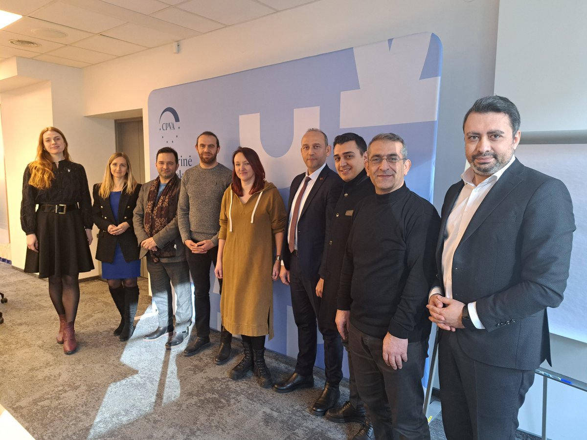 Honored to host guests from Melikgazi municipality, Türkiye! 🇹🇷 They've secured a grant under #EU4Energy Transition project, implementing the 'Solar City' initiative. Our meeting highlighted #CPVA's work in development cooperation, especially in managing projects indirectly.