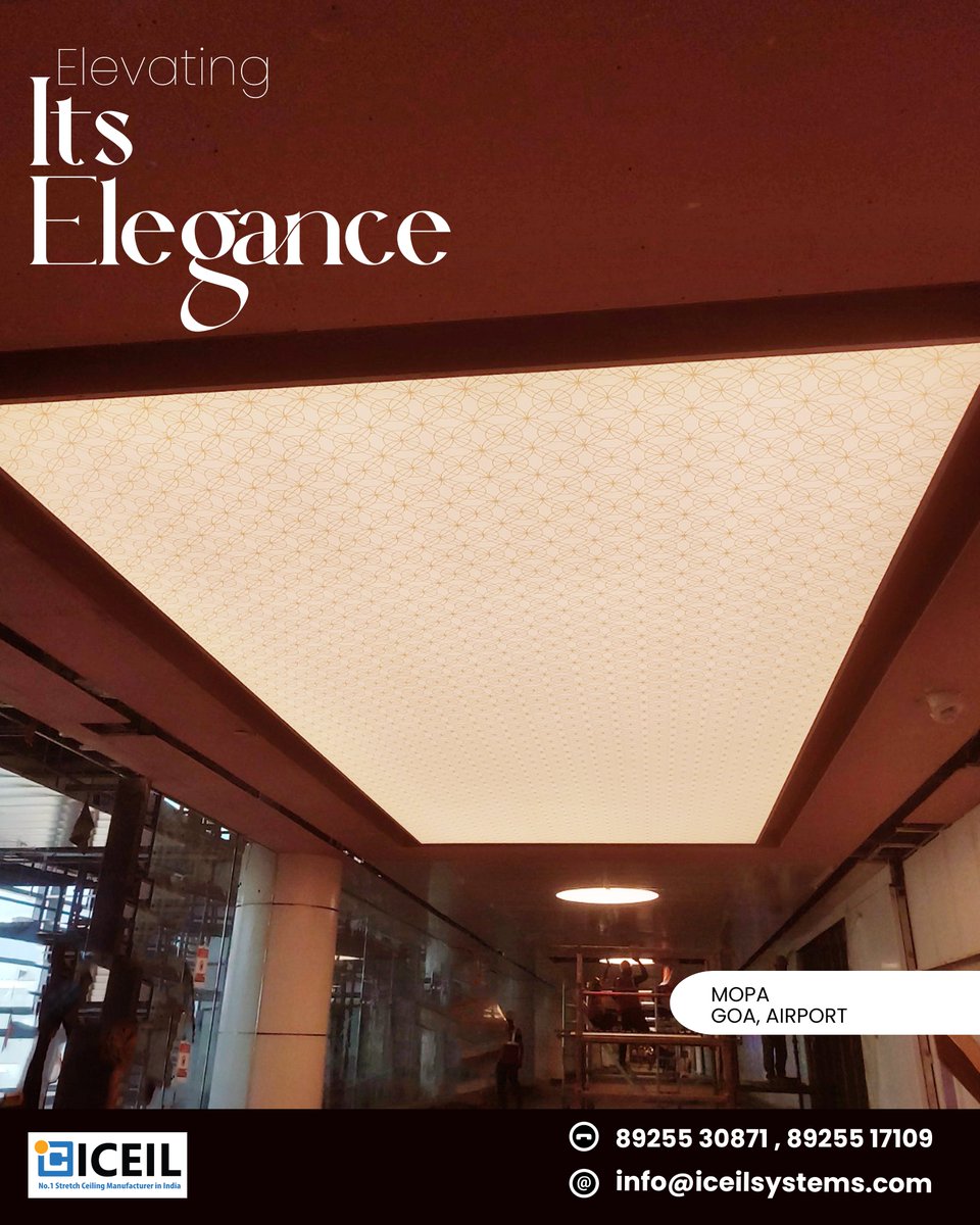 iceilsys's tweet image. Elevating its elegance &amp;lt;3
#iceilsystems #no1stretchceilingmanufacturerinindia #uniquestyle #AestheticAppeal #panindia