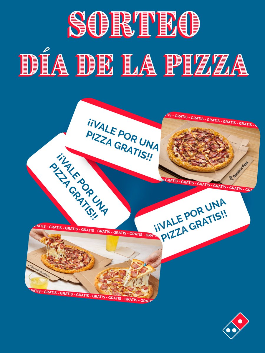 🍕🍕🍕SORTEO DÍA DE LA PIZZA🍕🍕🍕

¡Sorteamos 3 pizzas entre nuestros seguidores!

❓Cómo se participa❓
1- Dar RT a este tweet
2- Mencionar con quién compartirás tu pizza fav

📅Tenéis hasta mañana a las 14:00📅