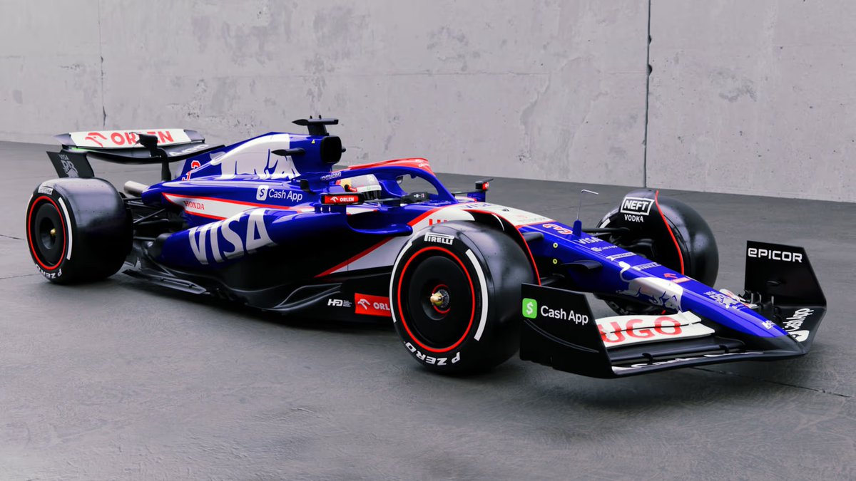 formulaspy's tweet photo. Red Bull’s VCARB team launch livery in Vegas https://t.co/ckAYjfs9J6 https://t.co/aomI6MVHJB
