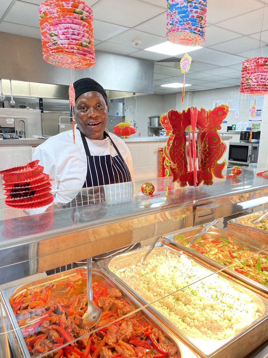 To celebrate Lunar New Year, Linda and the team <a href="/AccentCatering/">Accent Catering</a> have laid on a fabulous feast for our lunch. Gung hei fat choy to all!

#spiritedversatileachievers #wheregirlsdare #camdenschool #BestGirlsSchool #lunarnewyear #healthyschoollunch