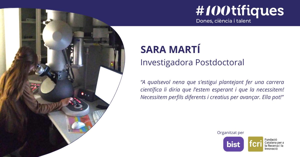 Catalan Institute of Nanoscience & Nanotechnology (@icn2nano) on Twitter photo 🧪 #100tífiques
<a href="/SMarti_Sa/">Sara Martí-Sánchez</a> té un grau en #Física, un Màster en #Nanociència i #Tecnologia (UB) i un doctorat en #ciència de materials. És investigadora postdoc al nostre grup Advanced Electron Nanoscopy i invesitga nanofils semiconductors amb tècniques de microscopia electrònica 🧪 #100tífiques
<a href="/SMarti_Sa/">Sara Martí-Sánchez</a> té un grau en #Física, un Màster en #Nanociència i #Tecnologia (UB) i un doctorat en #ciència de materials. És investigadora postdoc al nostre grup Advanced Electron Nanoscopy i invesitga nanofils semiconductors amb tècniques de microscopia electrònica
