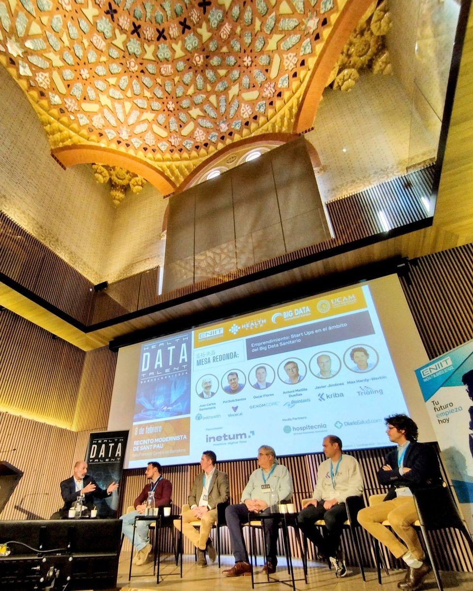 jsantamariaglez's tweet photo. Emprendimiento: #Startups en el ámbito del #BigData Sanitario, el título de la mesa que ayer, como #Dircom de @inithealth, moderé en el Health Data Talent Barcelona 2024

En breve os compartiremos la nota de prensa oficial publicada en ANIS Asoc. Nacional de Informadores de Salud https://t.co/9Nb0HPq0LW