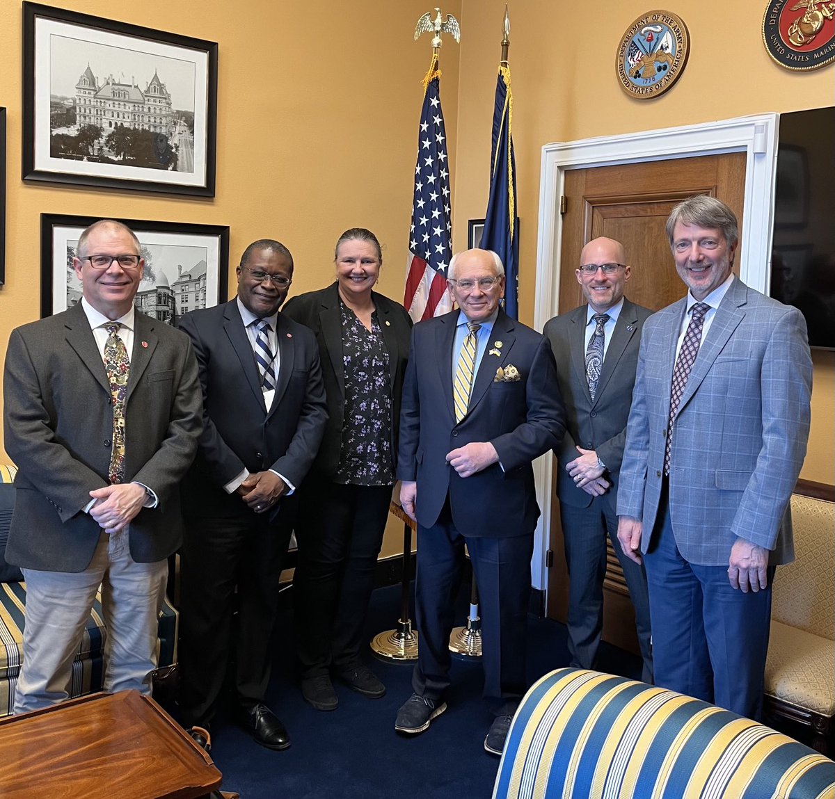 The US needs more engineers to remain competitive. ⁦@CornellEng⁩ Dean Lynden Archer joined leaders in engineering education in NYS to make the case with ⁦@ASEE_DC⁩ on Capitol Hill. Thank you ⁦@RepPaulTonko⁩ for supporting your fellow engineers!