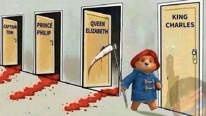 #Paddington, the Grim Reaper of Royalty. 😂