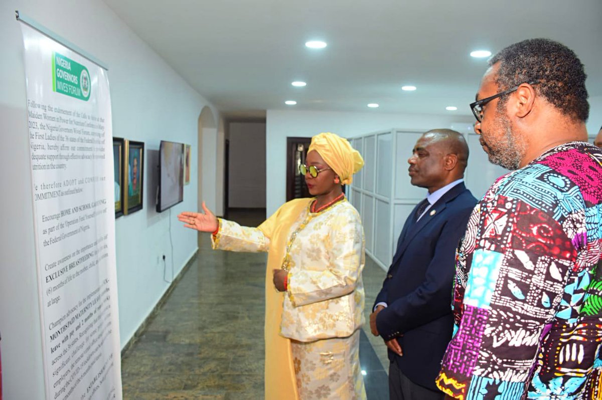 Advocacy visit by @UnaidsNigeria led by @LZekeng to @NGW_Forum chaired by @firstladykwara. Commitments were reaffirmed on ending inequalities, prevention of mother-to-child transmission of HIV, detecting new infections & closing treatment gap for pregnant & breastfeeding mothers.