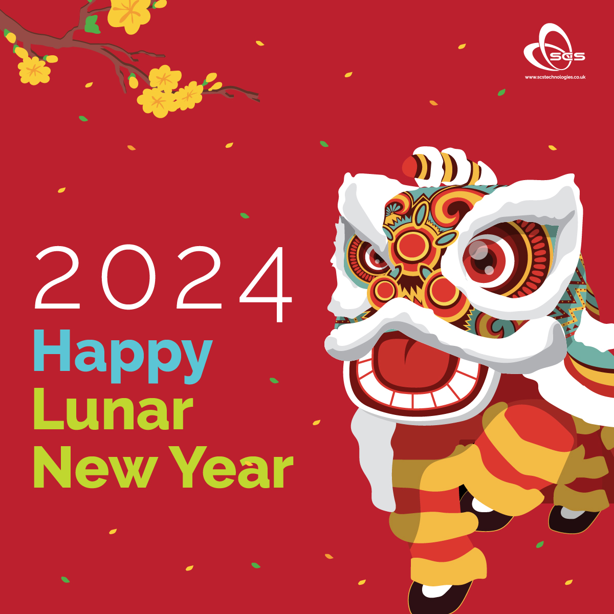 SCSTechLtd's tweet photo. Wishing you a happy Lunar New Year filled with prosperity and good fortune! 恭喜發財! https://t.co/VhxiTmuXR8