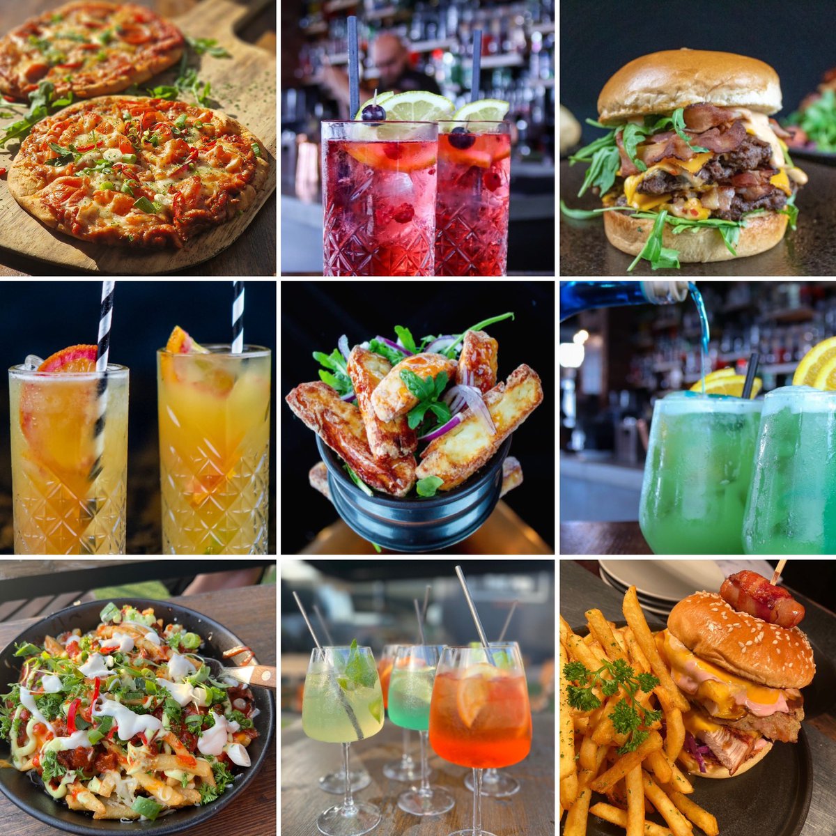 Street food & cocktails - the perfect combination for a weekend of rugby and good times🍸 🏉 🍔 🍟 Enjoy a delicious burger or Sunday lunch paired with a refreshing cocktail created by our experienced mixologists. 2 FOR £12 cocktails & all games shown on our screens🥳