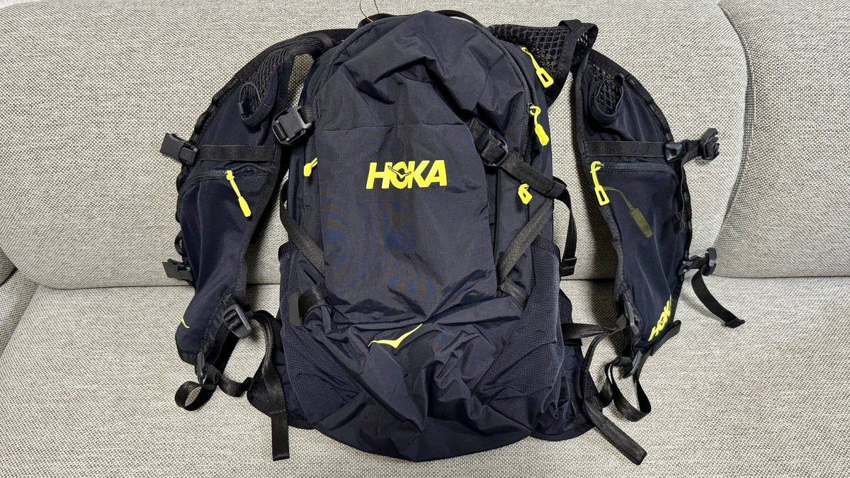 通勤ランを口実にまたポチってしまった… Hoka Hike Pack 13L。思ってい 