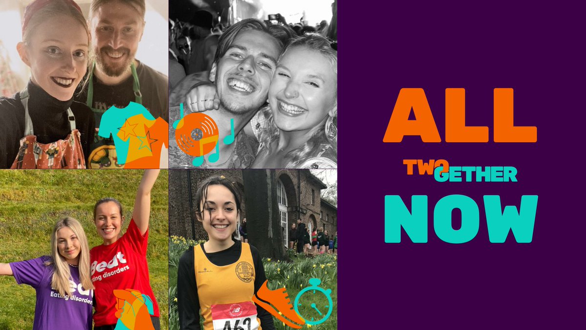 Fundraise for Beat this Eating Disorders Awareness Week by getting Twogether with your friends, family, community or colleagues! 👩🏽‍🤝‍🧑🏼💜 Need some inspiration? Check out some of our amazing fundraisers who took part last year! Read their stories👇 bit.ly/42wwDu0