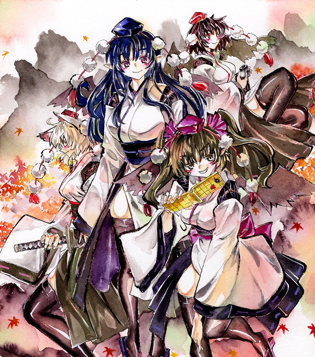 明日の月の宴のお品書きをブログに記載しました。
https://t.co/oQPue0qyP3

#東方如何月 最新弾『混沌ヒエラルキー』とイラストに使用したアナログ原画を複数枚持っていきます。
ぜひ遊びに来てください♪ 