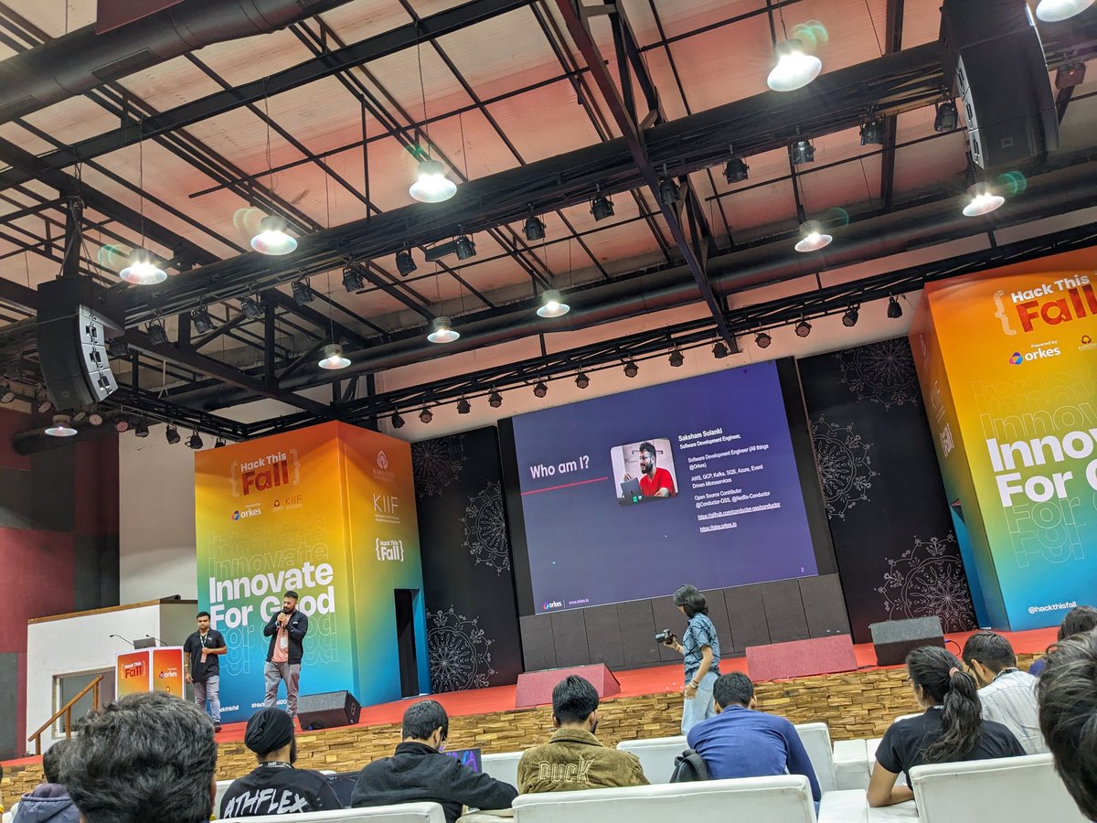 AtharvaWerulkar's tweet photo. And it started ๐
With Orkes keynote ๐ and workshop ๐ป
@orkesio @hackthisfall
#HackThisFall2024
#HTF24 #hackathons https://t.co/QVCAQGUixc