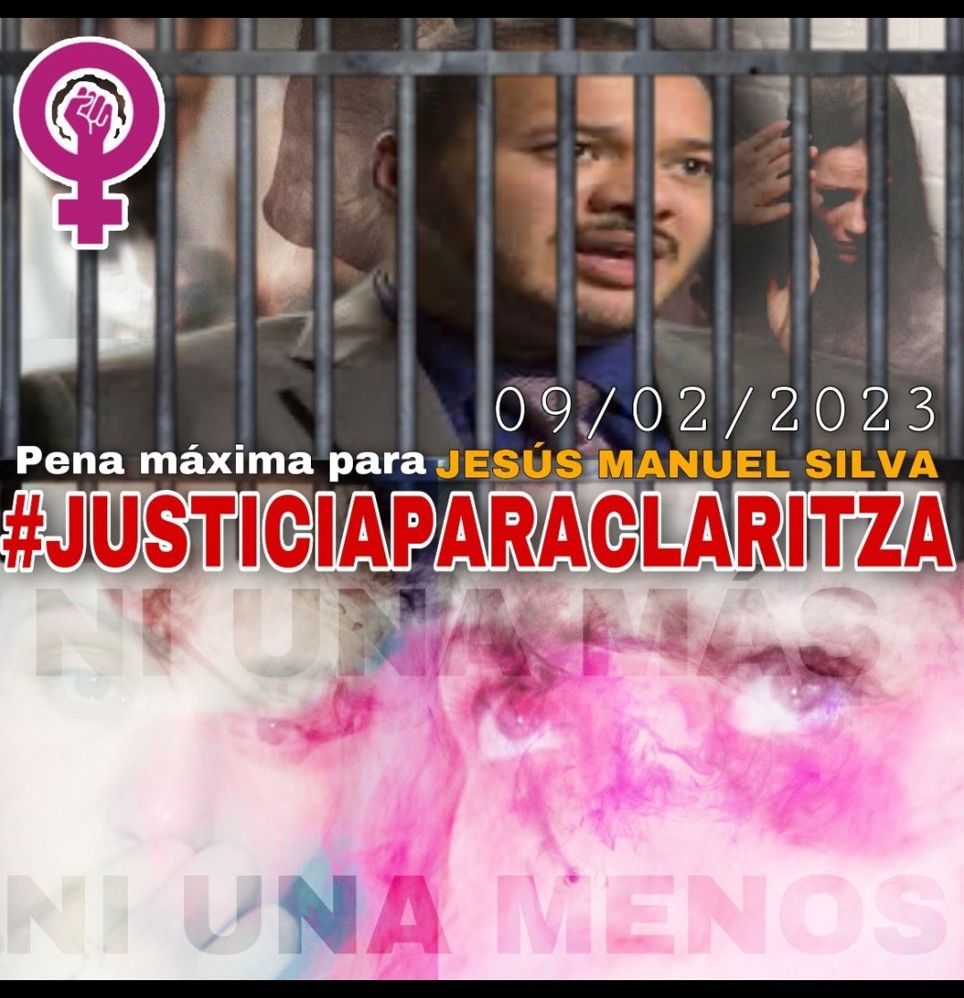 manuelita1504's tweet photo. #7Feb #2024
Claritza Ron
#Víctima #VbG
#RepeticiónDeJuicio
9/2/19:
JESÚS MANUEL SILVA (pareja) le propinó una última #Golpiza
9/2/23:
Fue SENTENCIADO a 16años 9meses
#CorteDeApelaciones Declaró HA LUGAR la #Apelación y ANULÓ el JUICIO
#JusticiaParaClaritza
https://t.co/kTtfohHHnb https://t.co/q2whfuLmdj