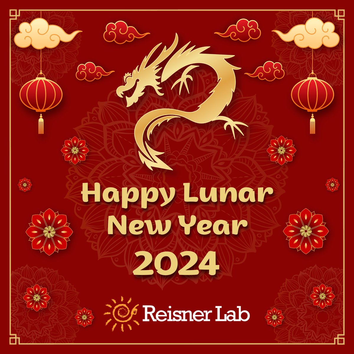 🎊The Reisner Lab wants to wish everyone celebrating an amazing Chinese New Year’s Eve!🎊 May the dragon bring all of you happiness and well-being in this year to come! 🐉🔴