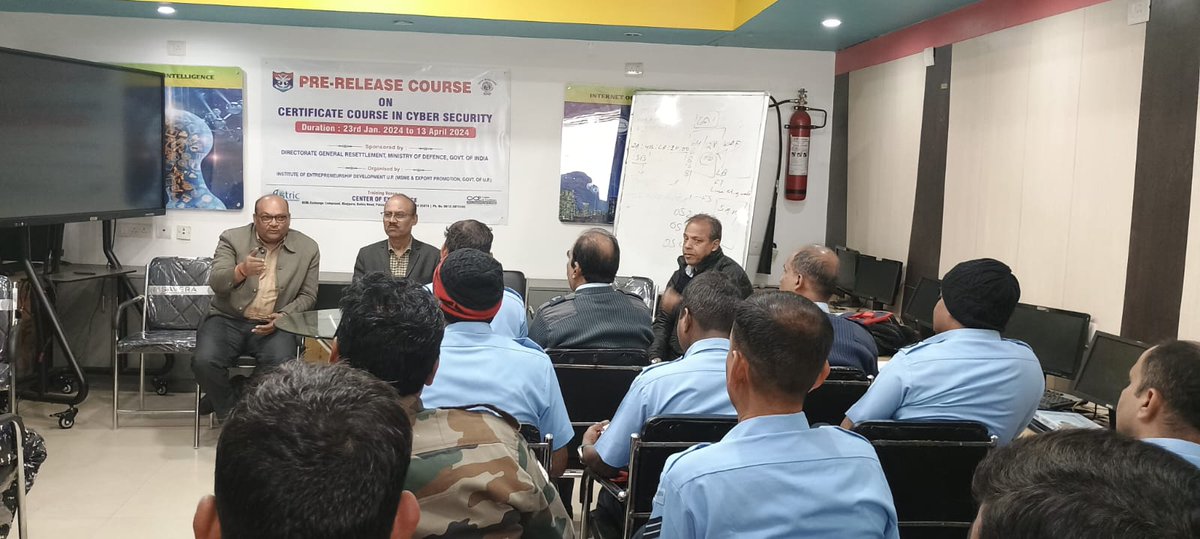 CdacAtc's tweet image. Cyber Security Training for Resettlement of Indian Armed Forces: Ongoing until Mar 2024