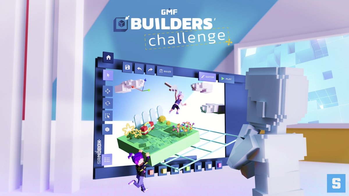 📣 Announcing...the GMF Builders' Challenge! 🏗️ 

Kickstart your creativity in our 10-week event to BUILD THE METAVERSE and unlock exclusive rewards! 

This is your moment to shine in The Sandbox! 💫 Build, earn &amp; shape the future of our virtual world.   

#TSBBuildersChallenge