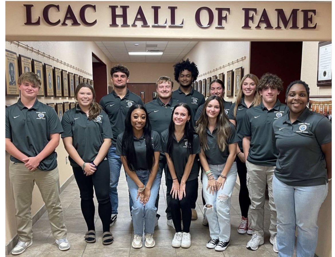 Members of the District’s Student Athlete Advisory Council (SAAC)