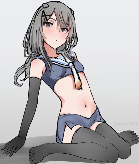 #艦これ版深夜の真剣お絵描き60分一本勝負 #艦これ版真剣お絵描き60分一本勝負_20240209 おひさしワンドロ伊201